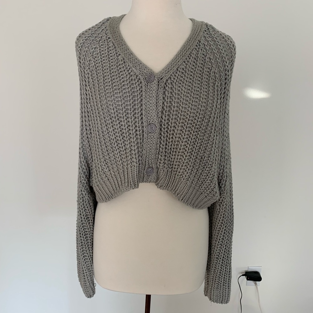 Gray sweater